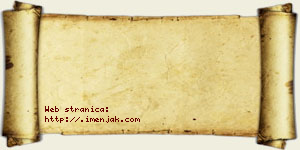 Anđelija Erak vizit kartica